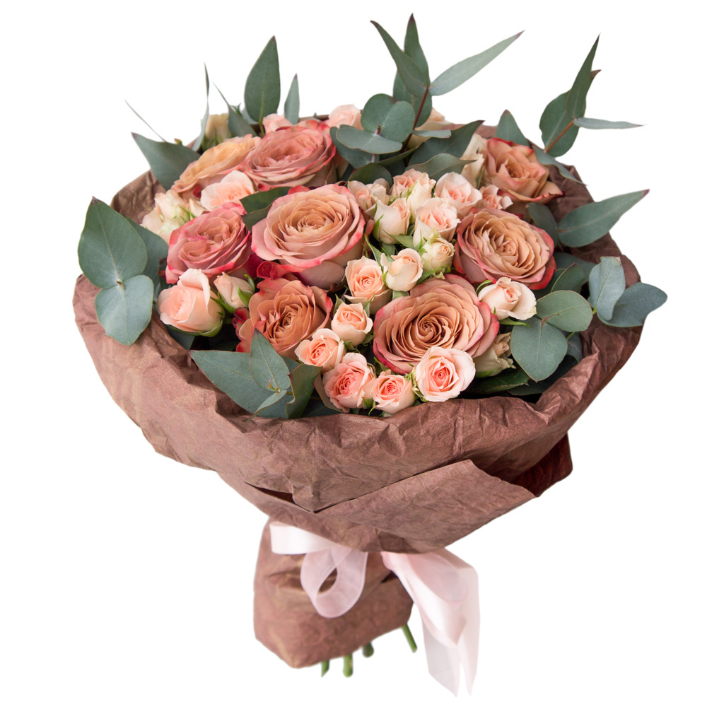 Кустовая роза – изящная классика в изысканных букетах